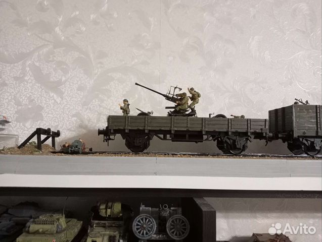 Модель бронепоезда 1/35