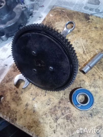 Сцепление д6-8, картер д4,карб к34д зажигание рига