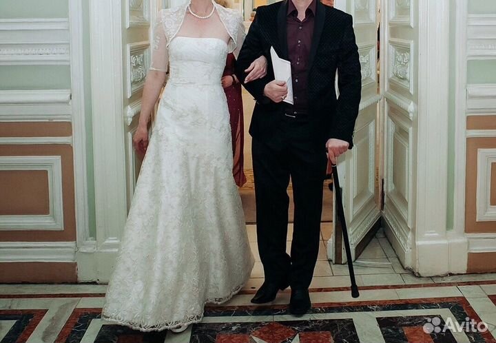 Королевское свадебное платье Irina-lux