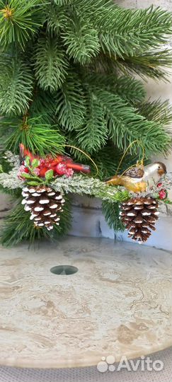 Игрушки на ёлку Лягушки, Птичка на шишке, Бабочка