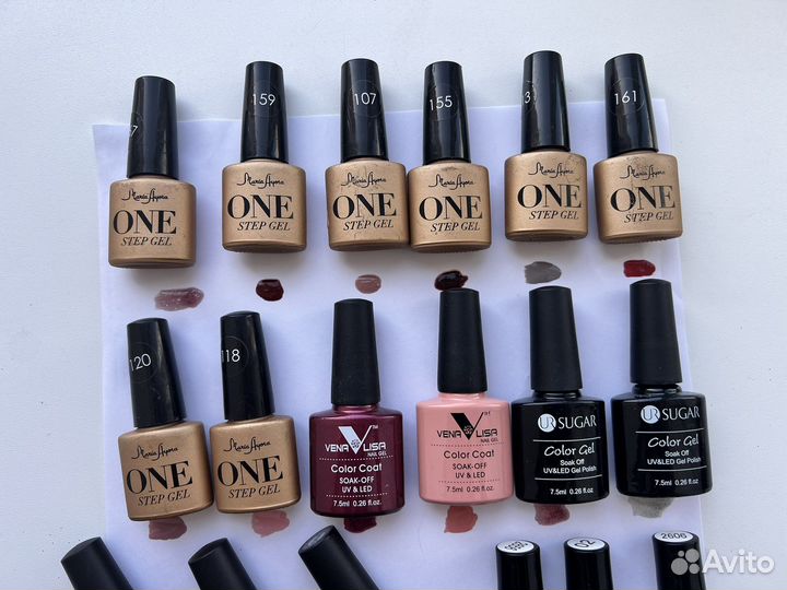 Гель лак для ногтей набор и поштучно
