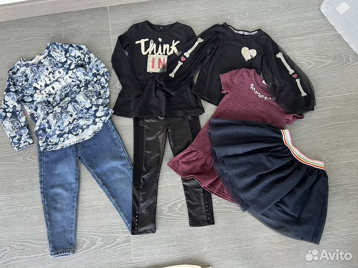 Пакет вещей hm, zara, benetton 110-116