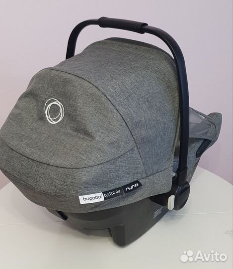 Автолюлька bugaboo turtle air by nuna,Grey Melange