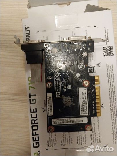 Видеокарта gt 710 2gb