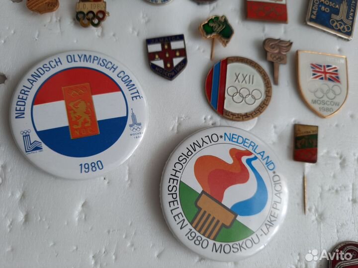 Олимпийские значки Москва 80