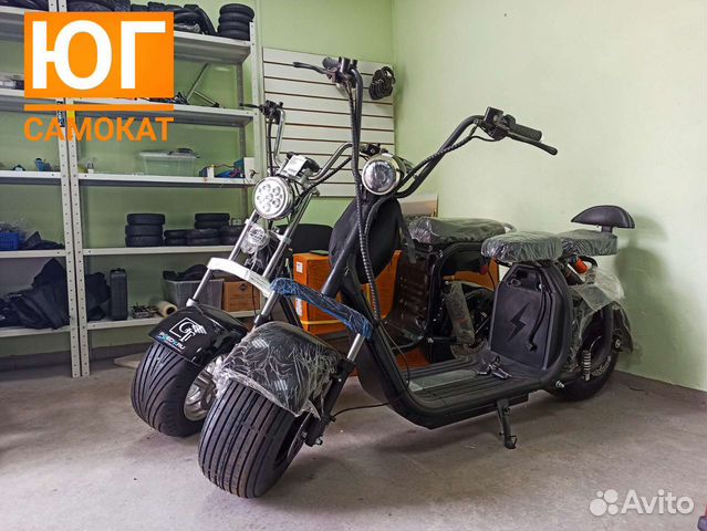 Электроскутер Citycoco Br20 1500w 20ah