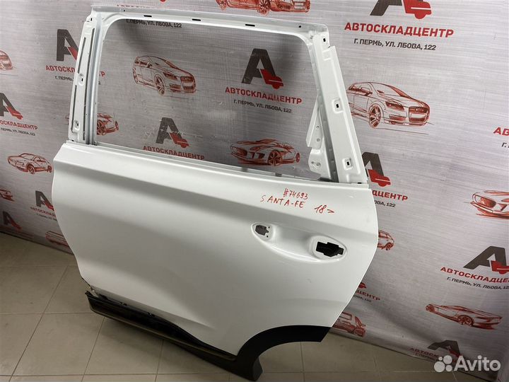 Дверь задняя левая Hyundai Santa-Fe с 2018 года