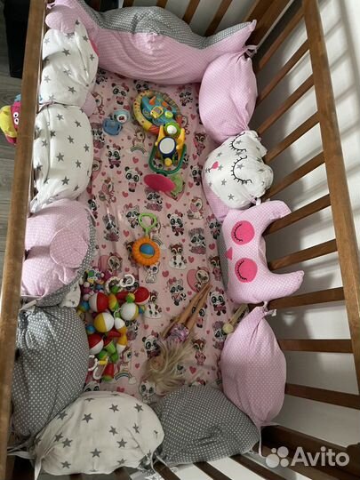 Бортики в кроватку