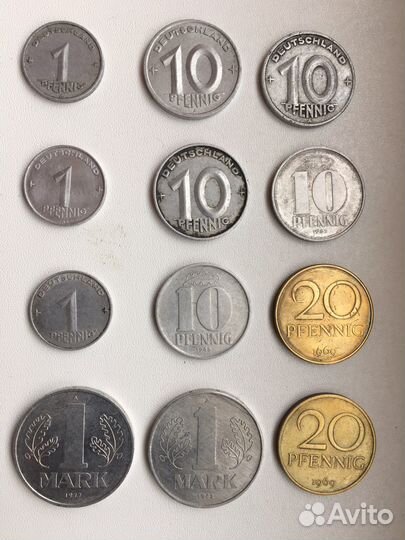 Монеты гдр