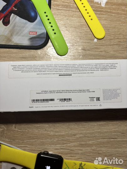 Часы apple watch 3 38 mm