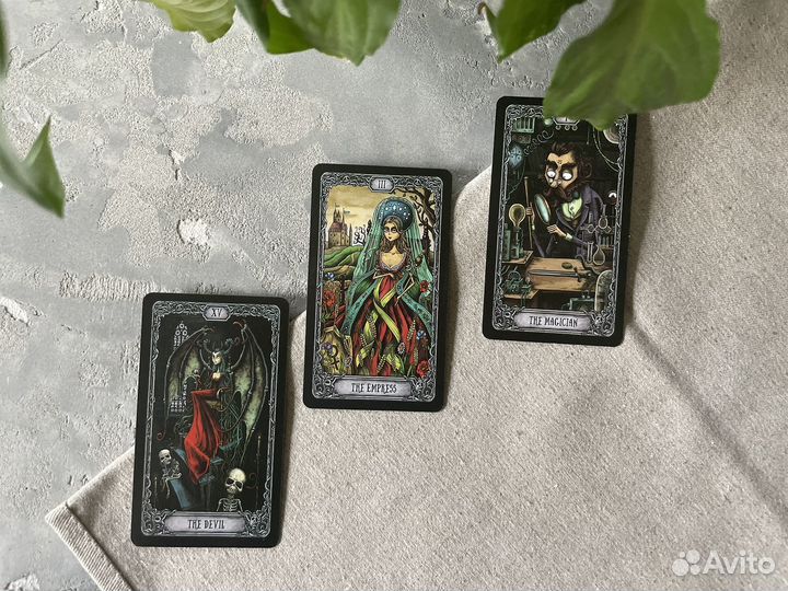 Карты taro таро для гадания темный особняк