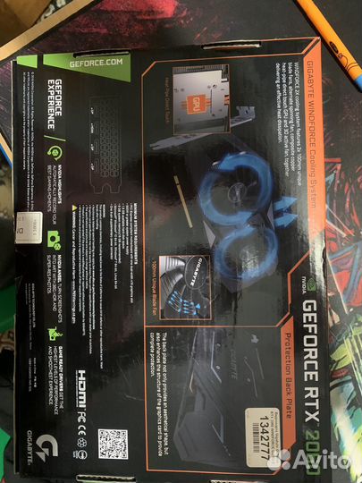 Видеокарта rtx 2060 windforce oc 6g rev 2.0