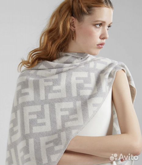 Fendi Шарф Оригинал Кашемир