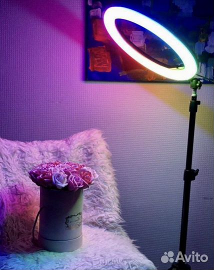 Кольцевая лампа со штативом NEW