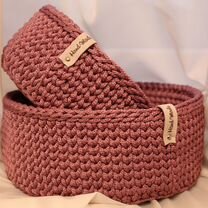 Корзина вязана