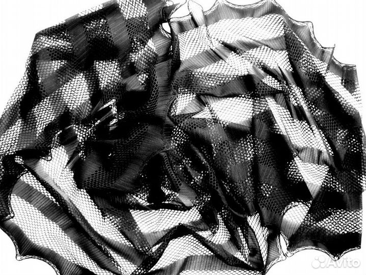 Кружевной ритуальный шарф на голову 35 * 145 см