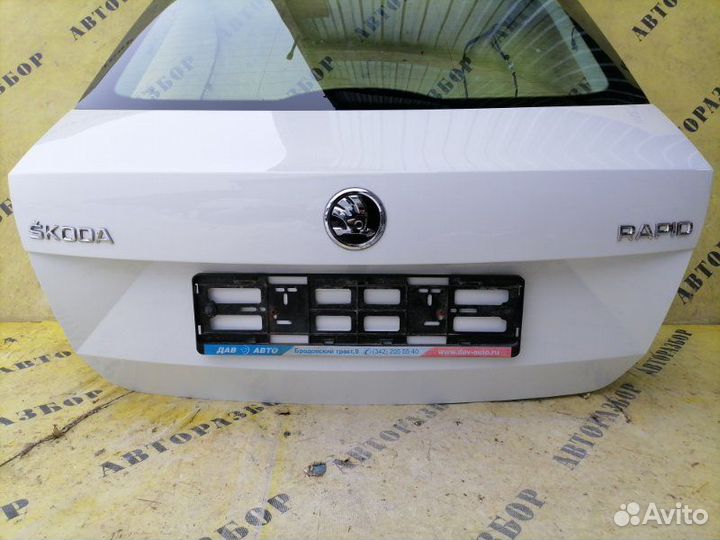 Крышка (дверь) багажника Skoda Rapid 2013-2020 1.6