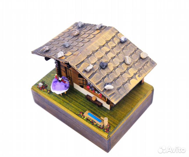 Reuge Музыкальная Шкатулка с Балериной Горное Шале