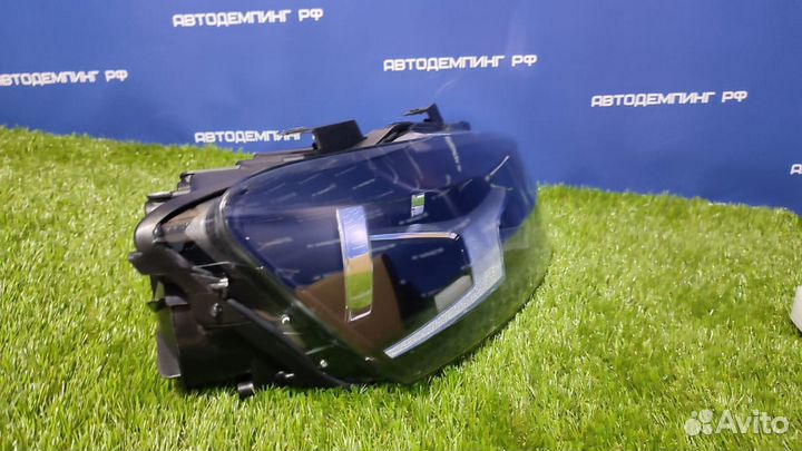 Передняя фара volkswagen polo круг. отражатель