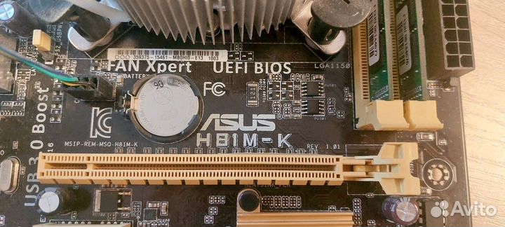 Материнская плата с процессором intel i5 4690k