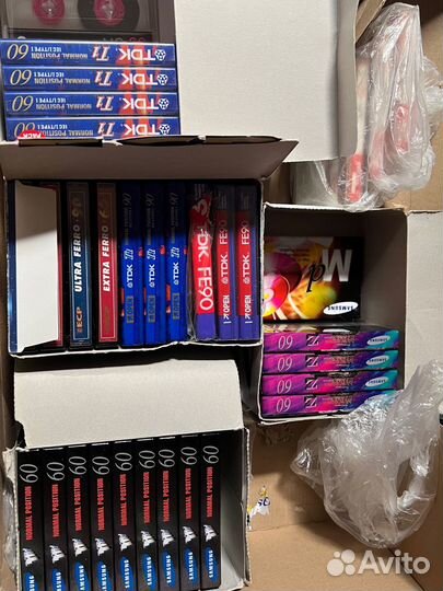 Аудиокассеты новые запечатанные