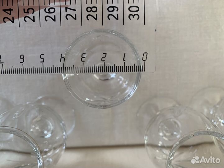 Рюмки хрустальные 4 + 1