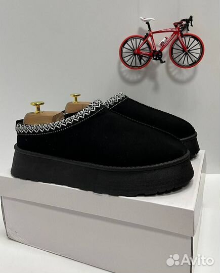 UGG (Зима)укороченные черные