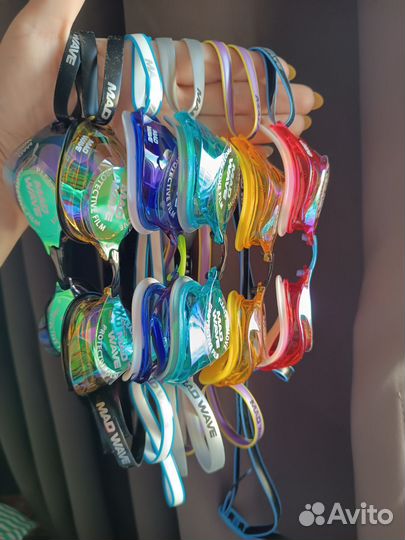 Очки для плавания Turbo racer II Rainbow Madwave