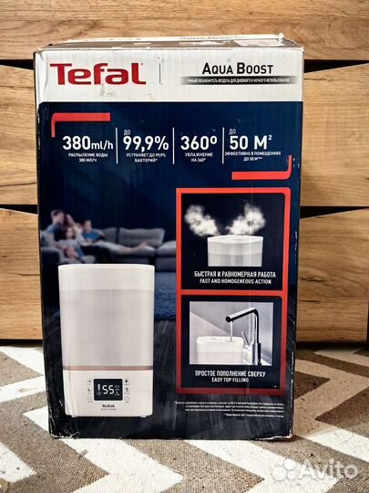 Увлажнитель воздуха tefal aqua boost