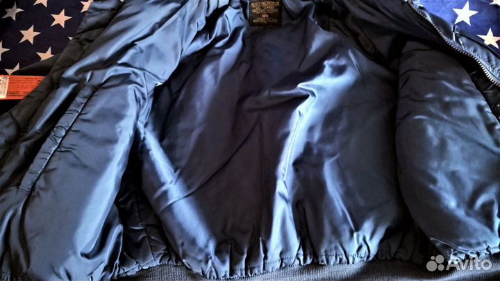 Куртка Бомбер Alpha-Pilot-Vintage В15 Made in USA