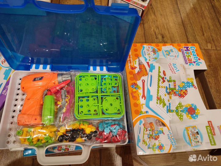 Конструктор с шуруповертом 237 деталей