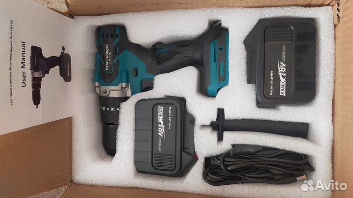 Шуруповёрт-ледобур heimerdinger с 2акб 6ач