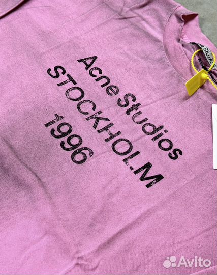 Лонгслив Acne Studios Pink Stockholm 1996, S-XL