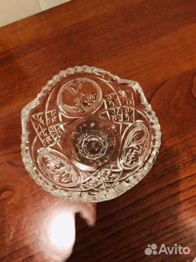 Хрустальная вазочка СССР