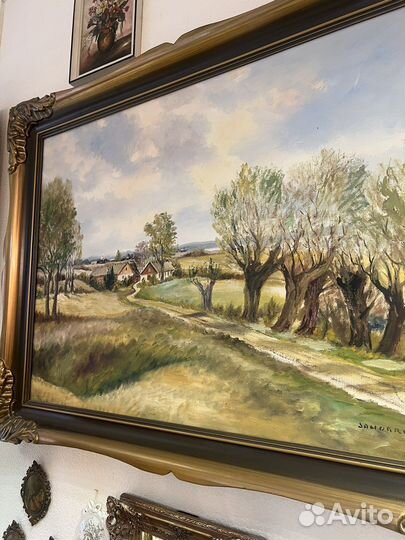 Картина антикварная