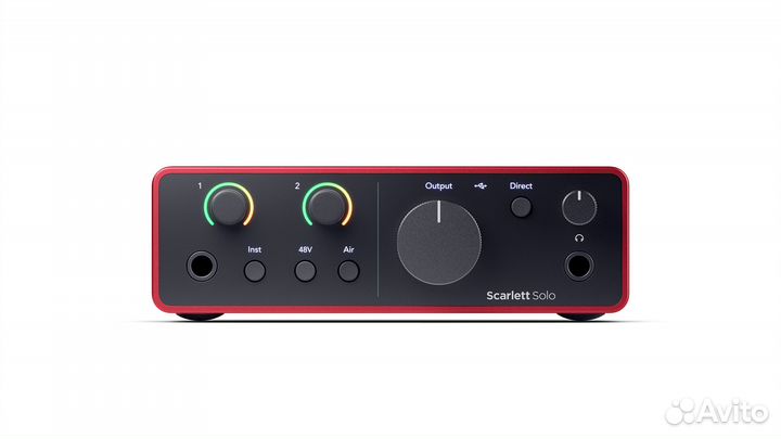 Аудиоинтерфейс USB Focusrite Scarlett Solo 4th Gen