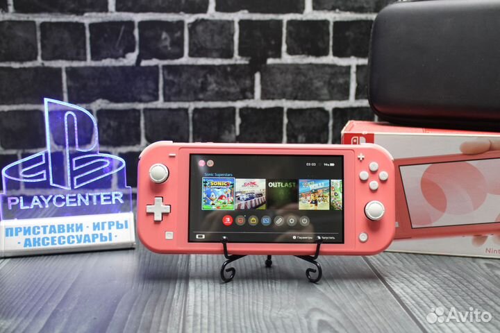 Nintendo switch lite 128гб прошитая