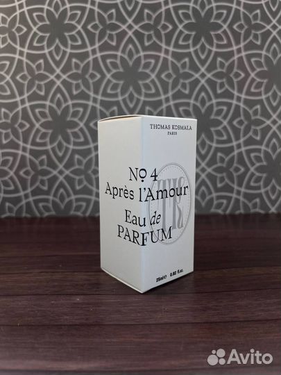 Thomas kosmala № 4 Après L'amour Тестер Duty Free