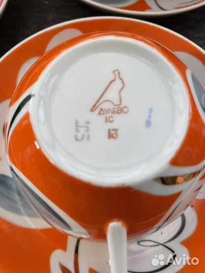 Чайный сервиз СССР дулево