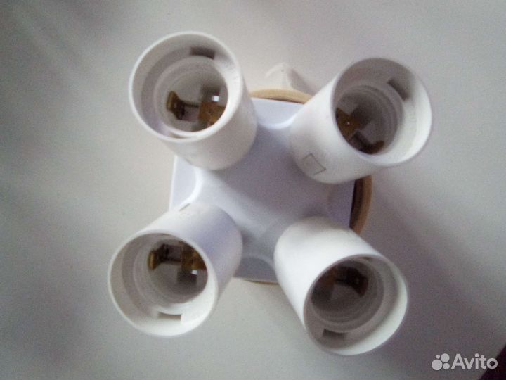 Держатель ламп 4 в 1,цоколь Е 27