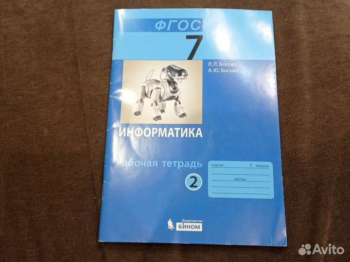 Рабочая тетрадь по информатике 7