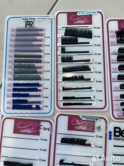 Ресницы с планшетками