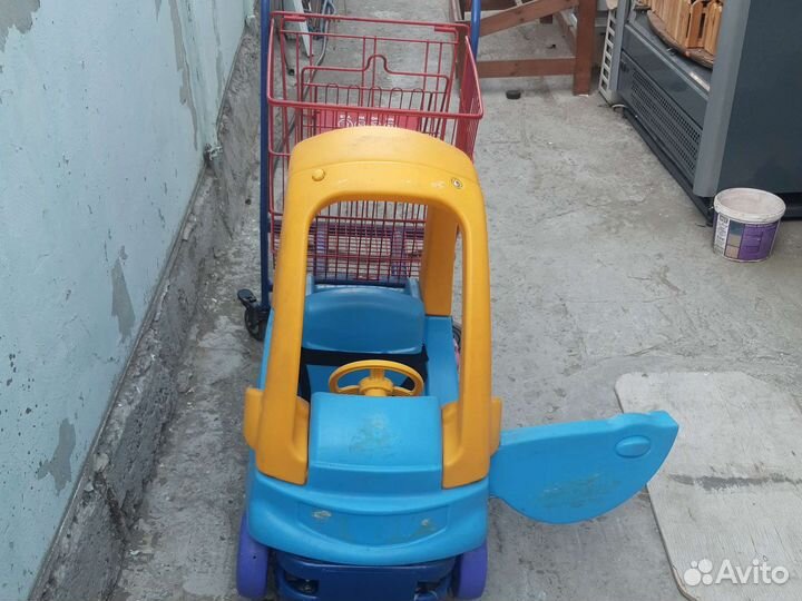 Детская тележка для магазина