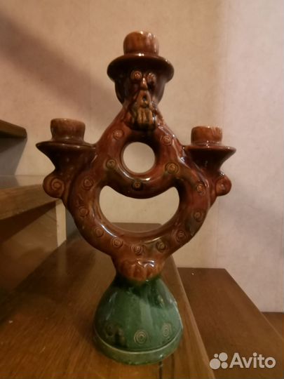 Подсвечник керамика СССР