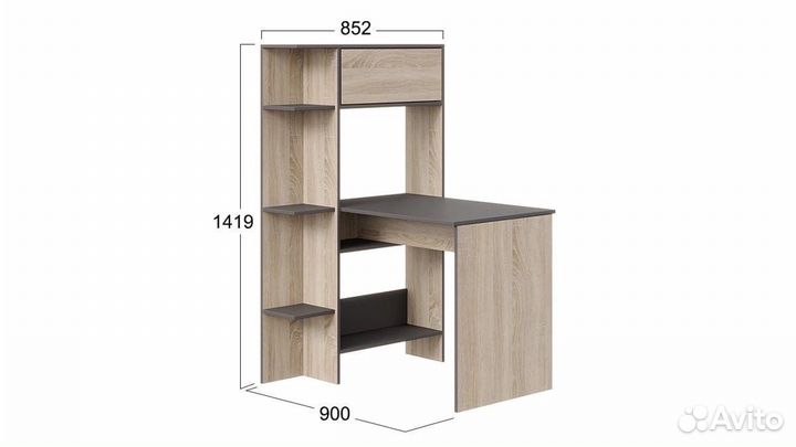 Стол письменный тип 13