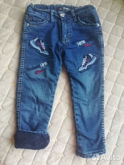 Джинсы тёплые