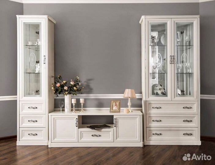 Гостиная с тумбой под тв