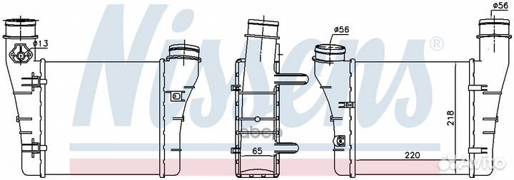 96549 Интеркулер audi A4/S4 2.0T/2.0TD 00- 9654