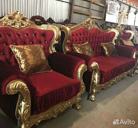 Диван и 2 кресла