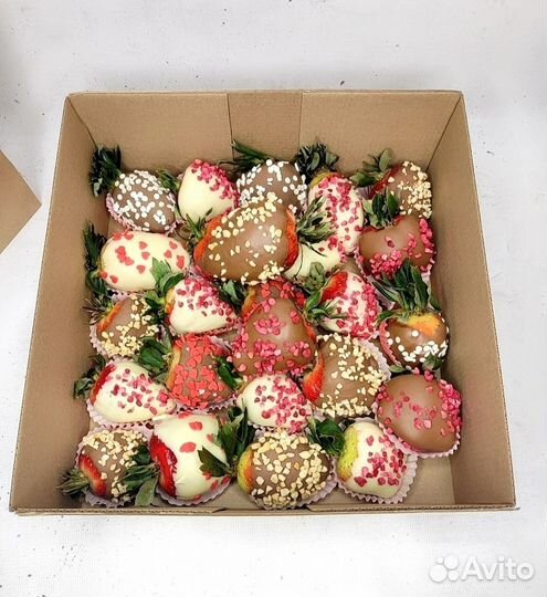 Клубника в шоколаде. Подарочный набор. Подарок